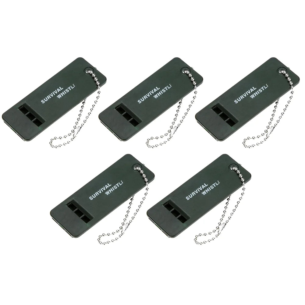 High Decibel 3-Frequency Survival Whistle – Emergency Tool for Hiking, Camping, Hunting